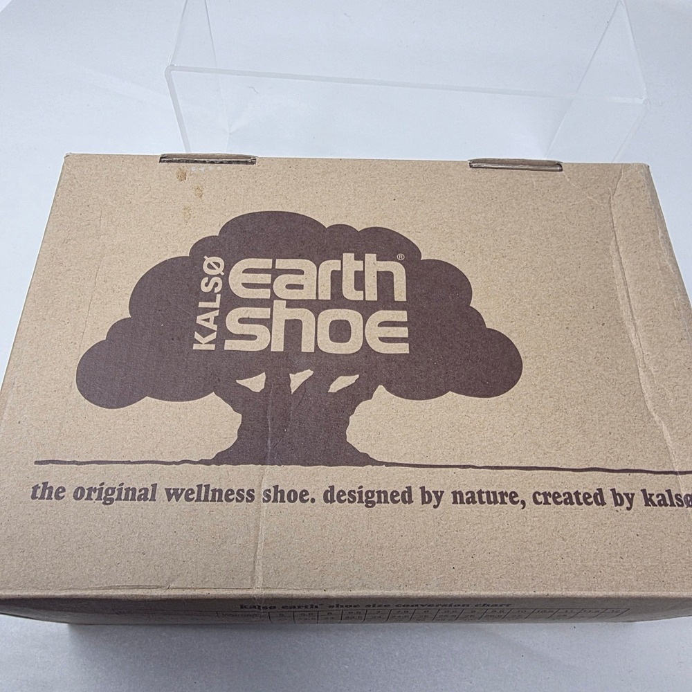 Kalso Earth Shoe Renee Loafers Women 7B Mahogany Brown Leather Zip Comfort Shoes